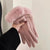 Winter Gloves For Women Fleece-lined Thick Cute Windproof Plush De Velvet Rabbit Fur Gloves For Riding And Driving Warm Touch Screen