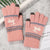 Winter Gloves Wholesale Warm Gloves Outdoor Cycling Fawn Gloves Student Fawn Knitted Gloves