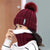 Winter Hat Women's Korean-style Fleece-lined Thick Wool Hat Warm Scarf Mother Women's Autumn And Winter Knitted Hat Winter