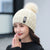 Winter Hat Women's Korean-style Fleece-lined Thick Wool Hat Warm Scarf Mother Women's Autumn And Winter Knitted Hat Winter Wholesale