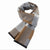 Winter New Men's Scarf Jacquard Velvet Fashion Boys' Scarf Imitation Wool Plaid Scarf For Men