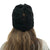 Wish   New Bamboo Cross Ponytail Knitted Hat Back Opening Women's Wool Warm Hat