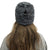 Wish   New Bamboo Cross Ponytail Knitted Hat Back Opening Women's Wool Warm Hat