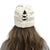 Wish   New Bamboo Cross Ponytail Knitted Hat Back Opening Women's Wool Warm Hat