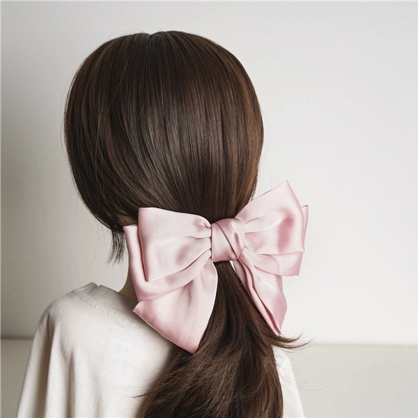 Women'S Fashion Bow Knot Cloth Hair Clip