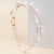 Women'S Fashion Round Iron Inlay Artificial Pearls Hair Band