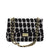 Women's All Seasons Braid Plaid Streetwear Square Lock Clasp Square Bag