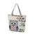 Women's All Seasons Canvas Animal Streetwear Square Zipper Shoulder Bag