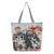 Women's All Seasons Canvas Animal Streetwear Square Zipper Shoulder Bag