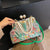 Women's All Seasons Flannel Floral Elegant Vacation Streetwear Sewing Thread Shell Clasp Frame Handbag