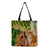 Women's All Seasons Linen Cat Simple Style Square Open Canvas Bag