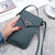 Women's All Seasons Pu Leather Basic Shoulder Bag Phone Wallet