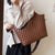 Women's All Seasons Pu Leather Basic Tote Bag