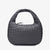 Women's All Seasons Pu Leather Solid Color Basic Oval Zipper Handbag