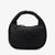 Women's All Seasons Pu Leather Solid Color Basic Oval Zipper Handbag