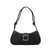 Women's All Seasons Pu Leather Solid Color Classic Style Semicircle Buckle Shoulder Bag