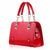 Women's All Seasons Pu Leather Solid Color Classic Style Square Zipper Handbag