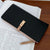 Women's All Seasons Pu Leather Solid Color Fashion Square Zipper Long Wallet