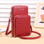 Women's All Seasons Pu Leather Solid Color Preppy Style Classic Style Square Zipper Phone Wallets