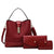 Women's All Seasons Pu Leather Streetwear Bag Sets