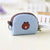 Women's Animal Cotton And Linen Zipper Coin Purses