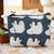 Women's Animal Cotton Zipper Coin Purses