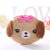 Women's Animal Plush Zipper Coin Purses