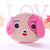 Women's Animal Plush Zipper Coin Purses