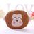 Women's Animal Plush Zipper Coin Purses