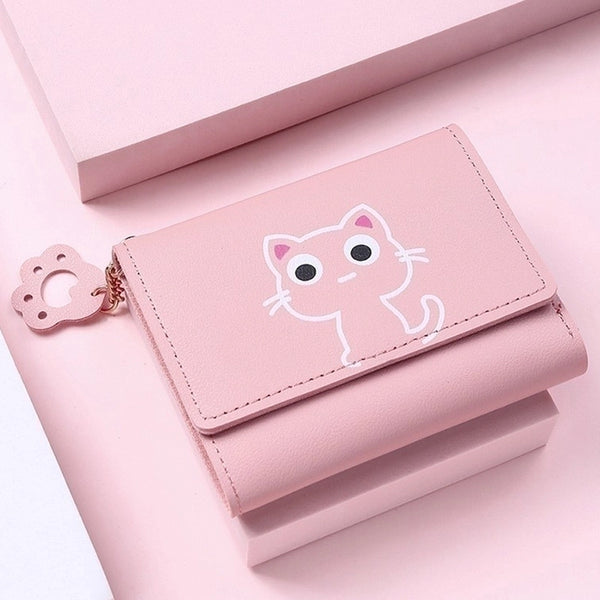 Women's Animal Pu Leather Buckle Wallets