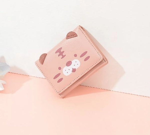 Women's Animal Pu Leather Buckle Wallets