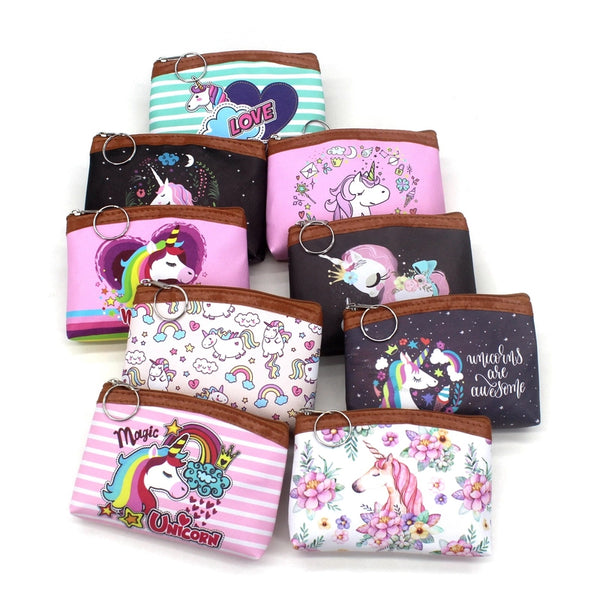 Women's Animal Pu Leather Zipper Coin Purses