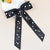 Women's Basic Bow Knot Ribbon Inlaid Pearls Hair Clip