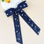 Women's Basic Bow Knot Ribbon Inlaid Pearls Hair Clip