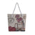 Women's Basic Cat Canvas Shopping Bags