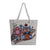 Women's Basic Cat Canvas Shopping Bags