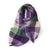 Women's Basic Color Block Imitation Cashmere Tassel Scarf