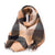 Women's Basic Color Block Imitation Cashmere Tassel Scarf