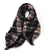 Women's Basic Color Block Imitation Cashmere Tassel Scarf