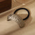 Women's Basic Commute C Shape Alloy Pleated Hair Tie