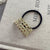 Women's Basic Geometric Metal Plating Hair Tie