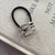 Women's Basic Geometric Metal Plating Hair Tie