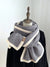 Women's Basic Korean Style Color Block Knit Scarf