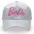 Women's Basic Lady Simple Style Letter Embroidery Curved Eaves Baseball Cap