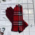 Women's Basic Lady Simple Style Plaid Gloves 1 Set