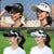 Women's Basic Letter Braid Curved Eaves Sun Hat