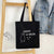 Women's Basic Letter Oxford Cloth Shopping Bags