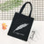 Women's Basic Letter Oxford Cloth Shopping Bags