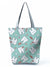 Women's Basic Letter Polyester Shopping Bags