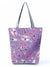 Women's Basic Letter Polyester Shopping Bags